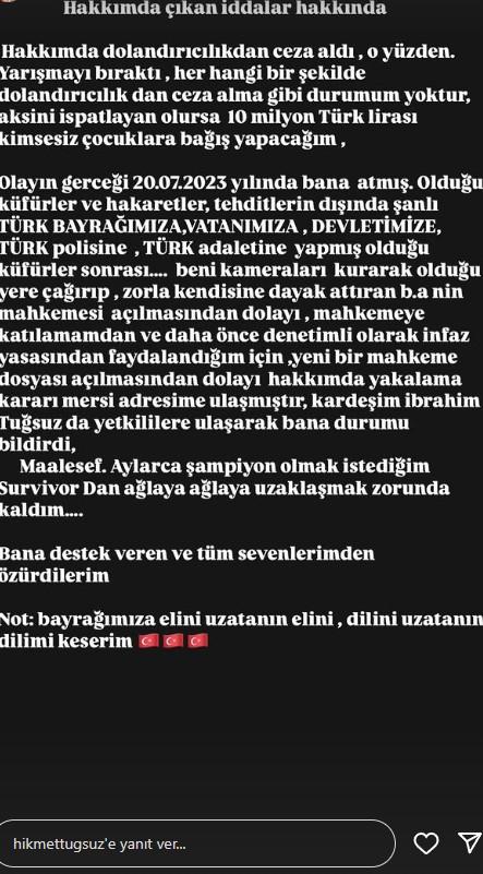 Survivor 2025 All Star sezonunda büyük finale az bir zaman kala şaşırtıcı bir gelişme yaşandı